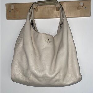 Kate Spade Ivory Leather Hobo Bag